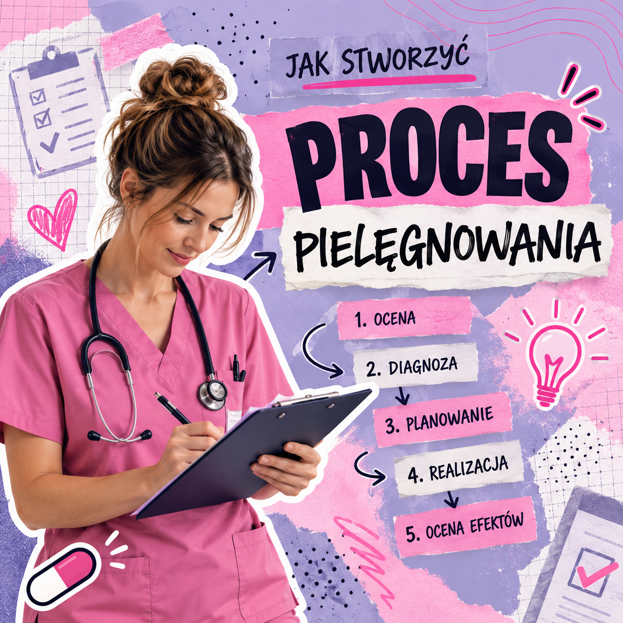 Jak napisać proces pielęgnowania pacjenta
