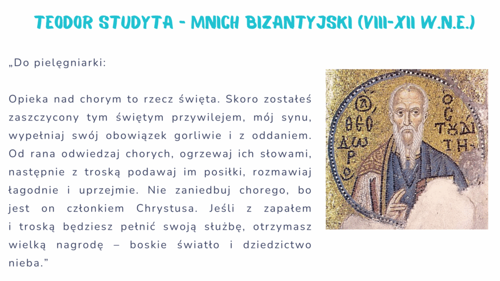 pielegniarstwo w bizancjum