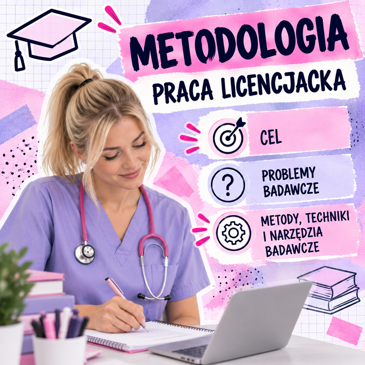 Rozdział metodologiczny w pracy licencjackiej z pielęgniarstwa