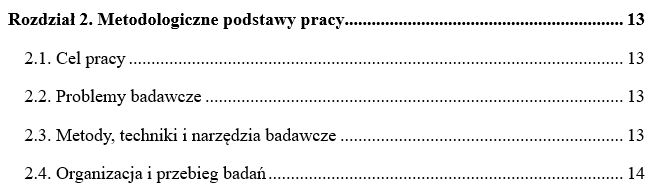 metodologia praca licencjacka pielęgniarstwo