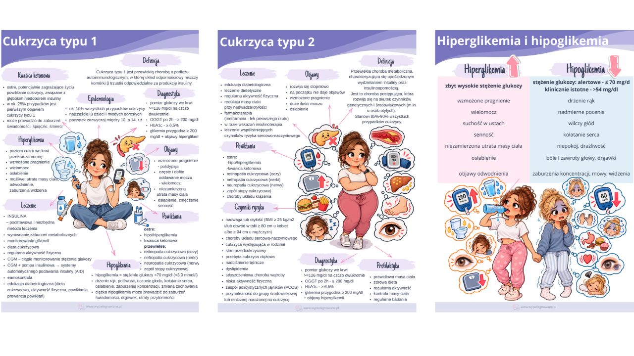 cukrzyca hiperglikemia hipoglikemia